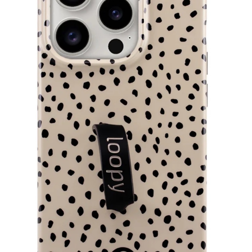 Loopy Case Mocha Dots iPhone 15 Pro Max Phone Case